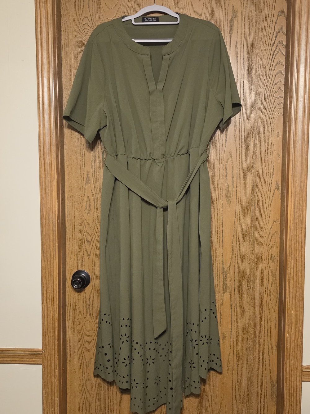 BloomChic Olive Green Dress